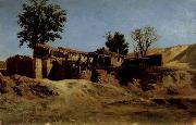 Carlos de Haes Tileworks in the Principe Pio Mountains oil